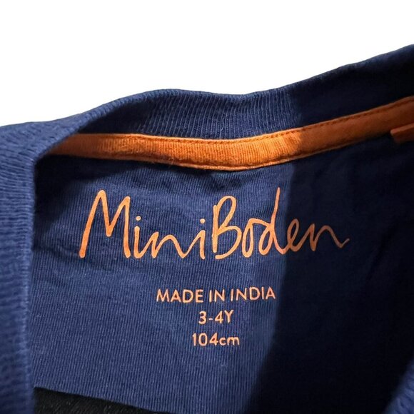 Mini Boden 3-4Y Rock & Roll Headphones Appliqué Shirt - Picture 4 of 4